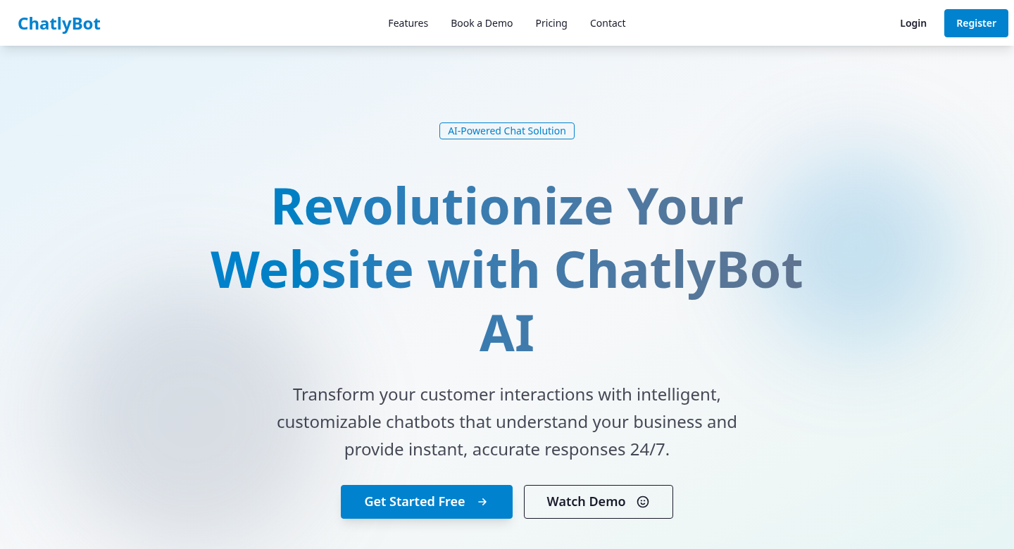 ChatlyBot, an AI customer support product built by Deliverists